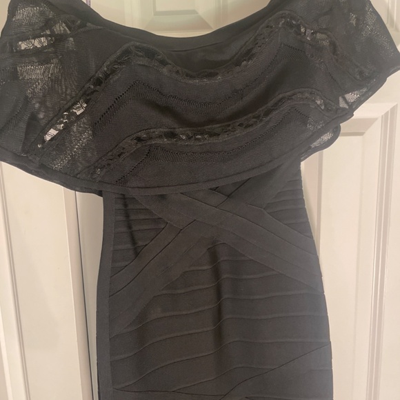 Herve Leger by Max Azria cocktail dress . Worn 3 times. Very good condition - Picture 7 of 7